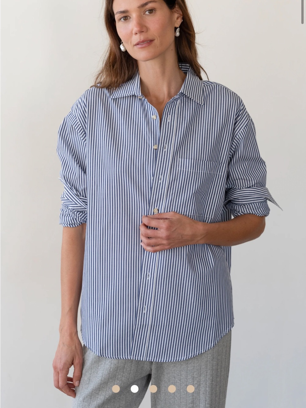 DONNI. Pop shirt button down.